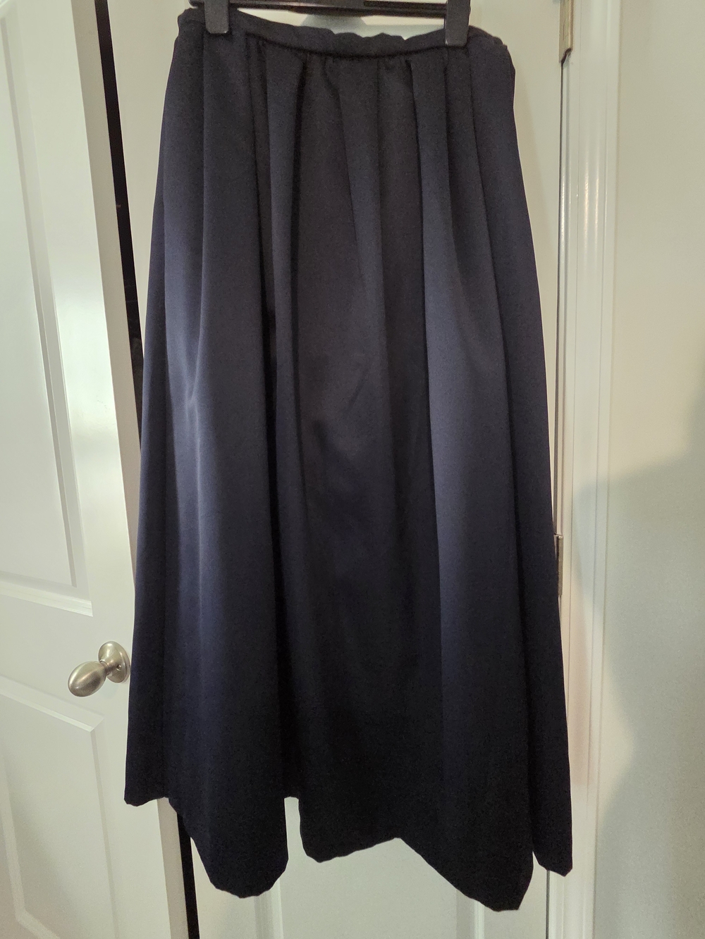 Women's Navy A-Line Formal Skirt